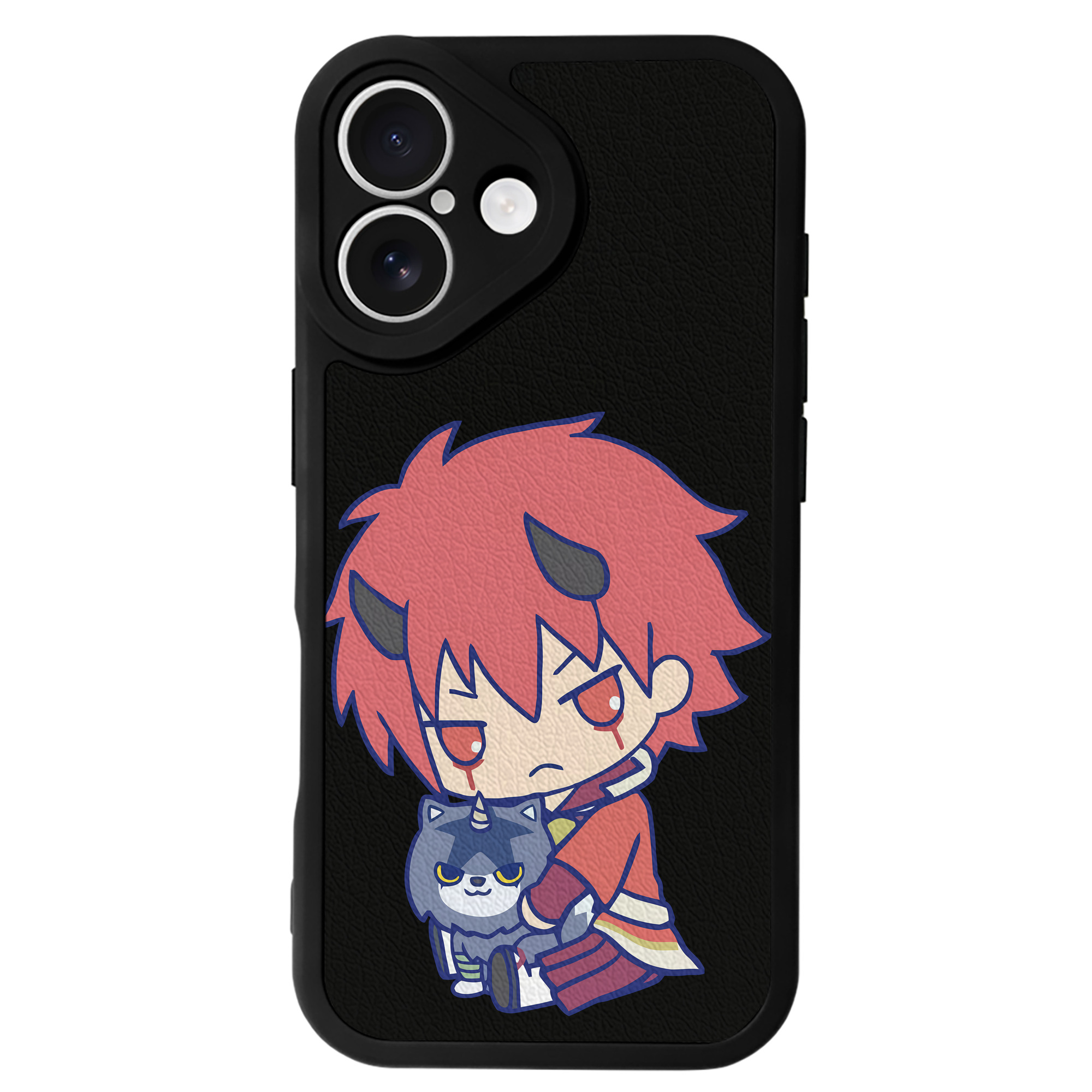 （画像用） 転スラ Regarding Reincarnated to Slime 【iPhone 16シリーズ対応】シリコンスマホケース（レザー調） 材質：シリコン